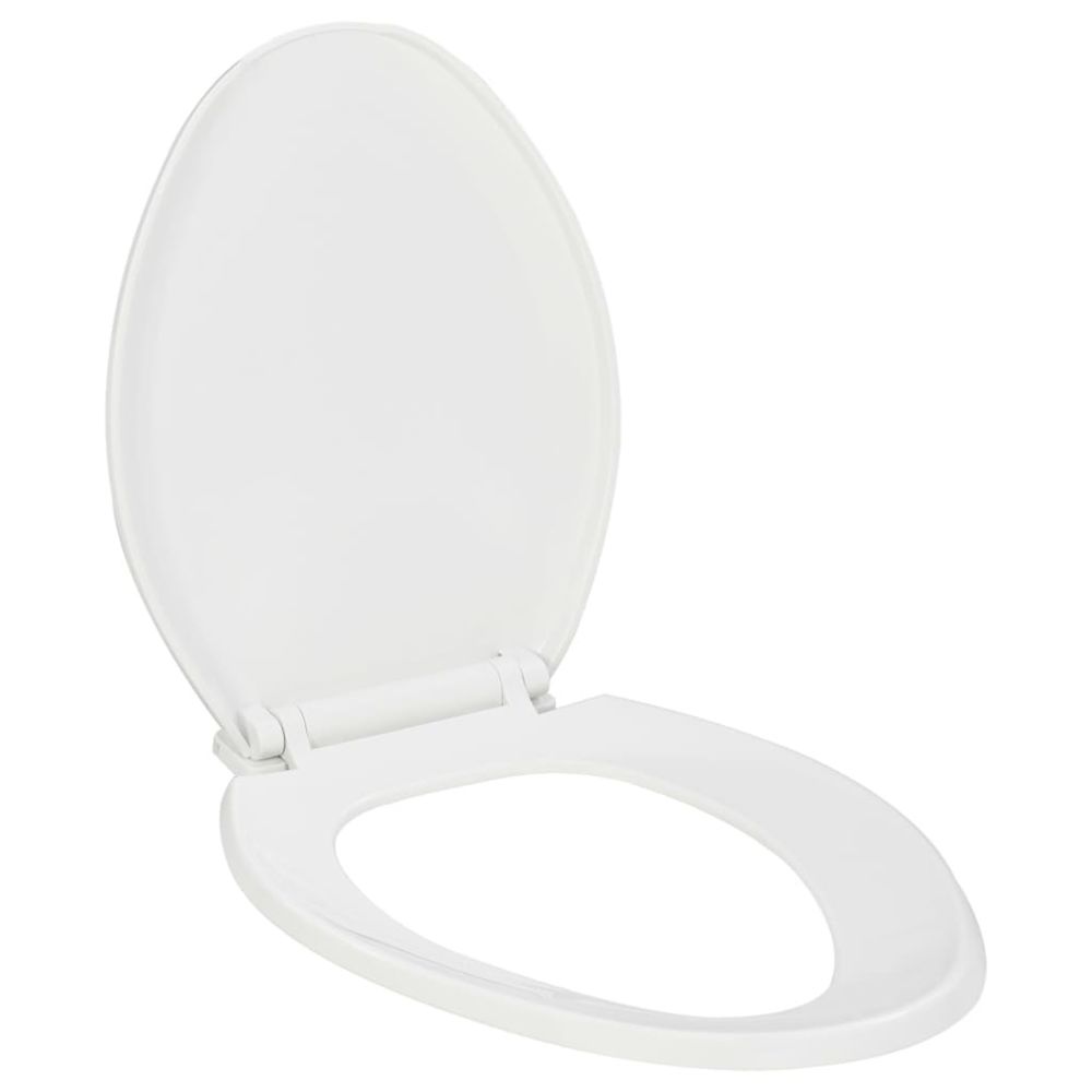 marque generique - Icaverne - Sièges de toilettes & de bidets categorie Abattant WC à fermeture en douceur Libération rapide Blanc - Bidet