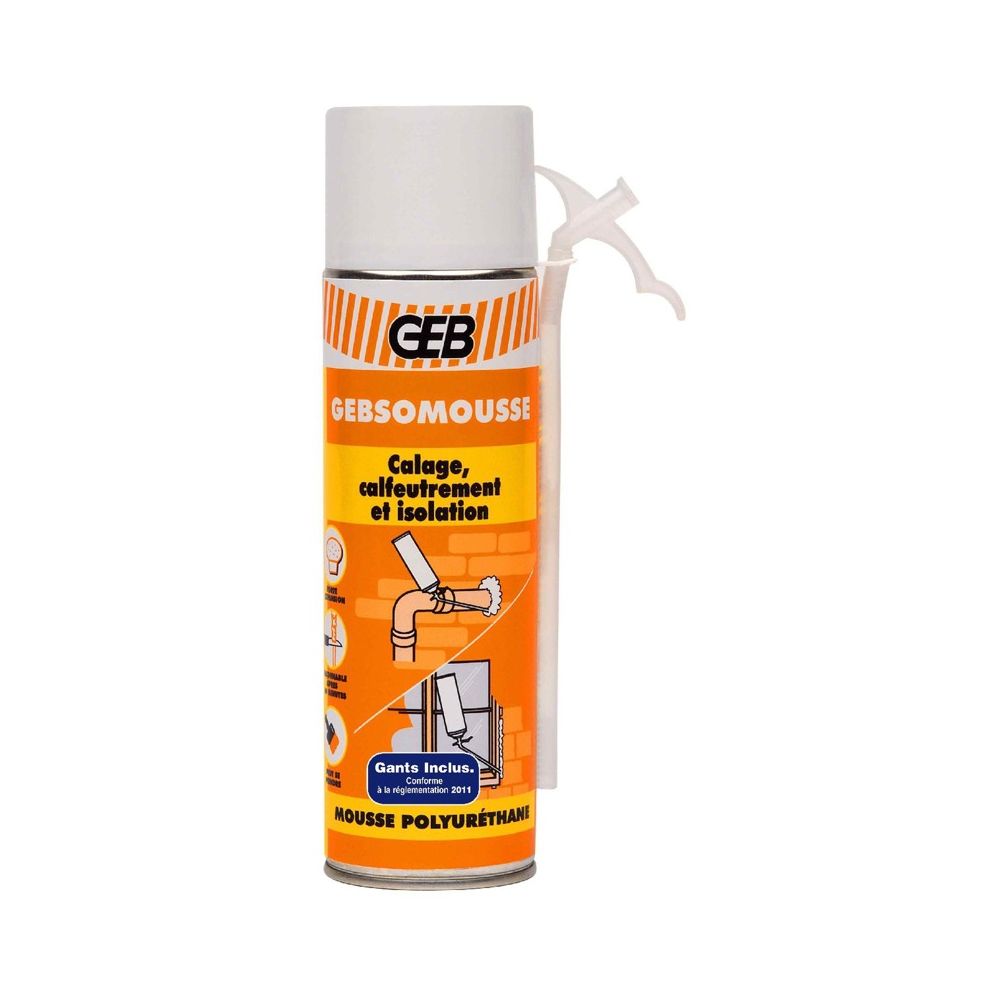 Quelyd - QUELYD - Gebsomousse d'isolation 500 ml - Mastic, silicone, joint