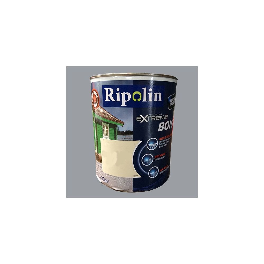 Ripolin - RIPOLIN Peinture Protection Extrême Bois Gris bouleau RAL 7040 - Peinture intérieure