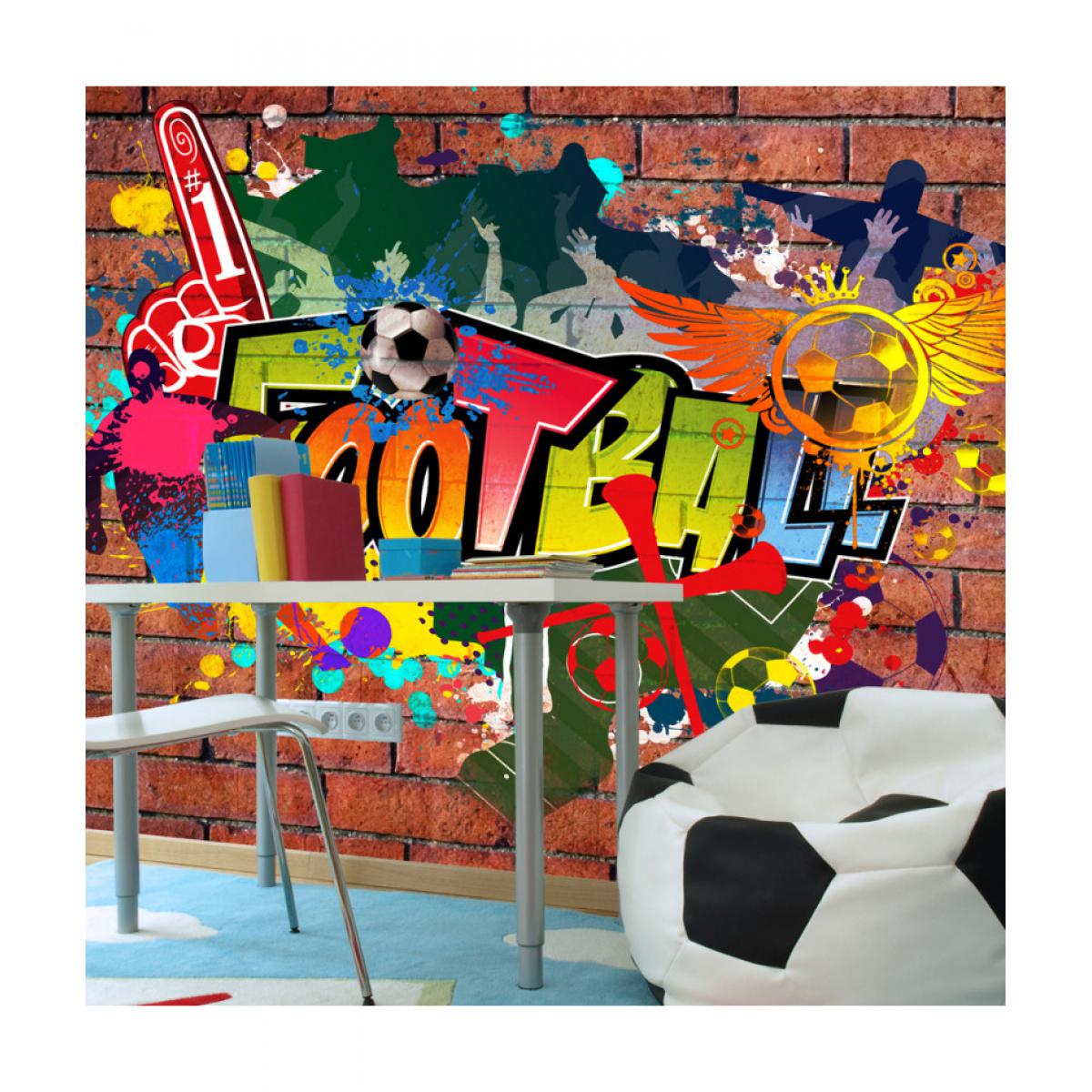 Artgeist - Papier peint - Football fans! 150x105 - Papier peint