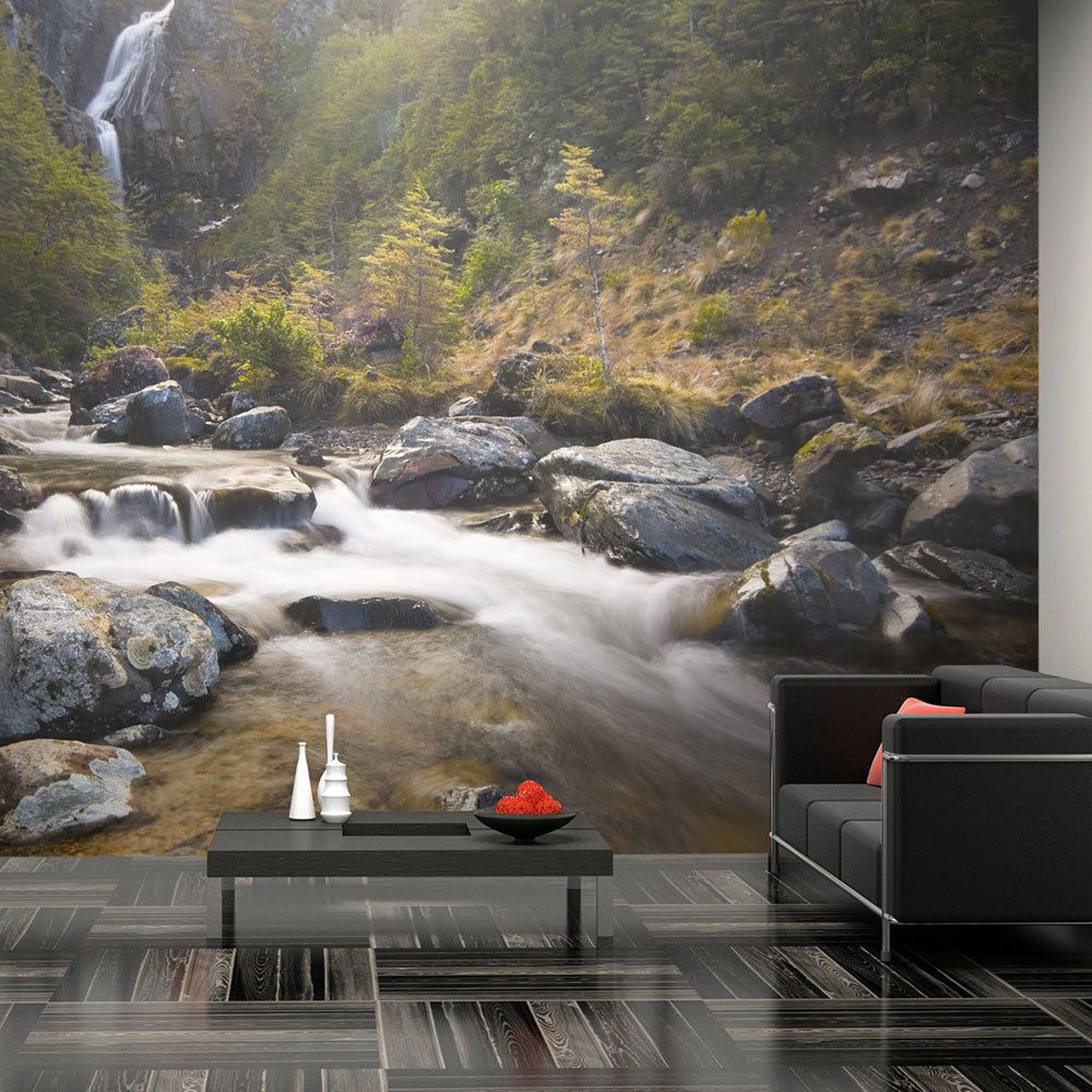 Artgeist - Papier peint - Ohakune - Waterfalls in New Zealand - Papier peint