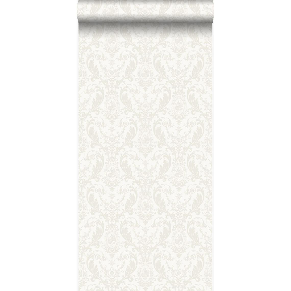 Origin - Origin papier peint ornement blanc - 346214 - 53 cm x 10,05 m - Papier peint
