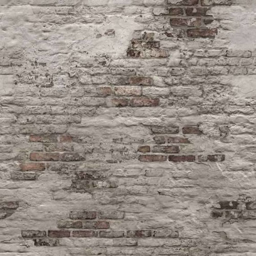 Dutch Wallcoverings - DUTCH WALLCOVERINGS Papier peint Old Brick Wall Gris - Papier peint