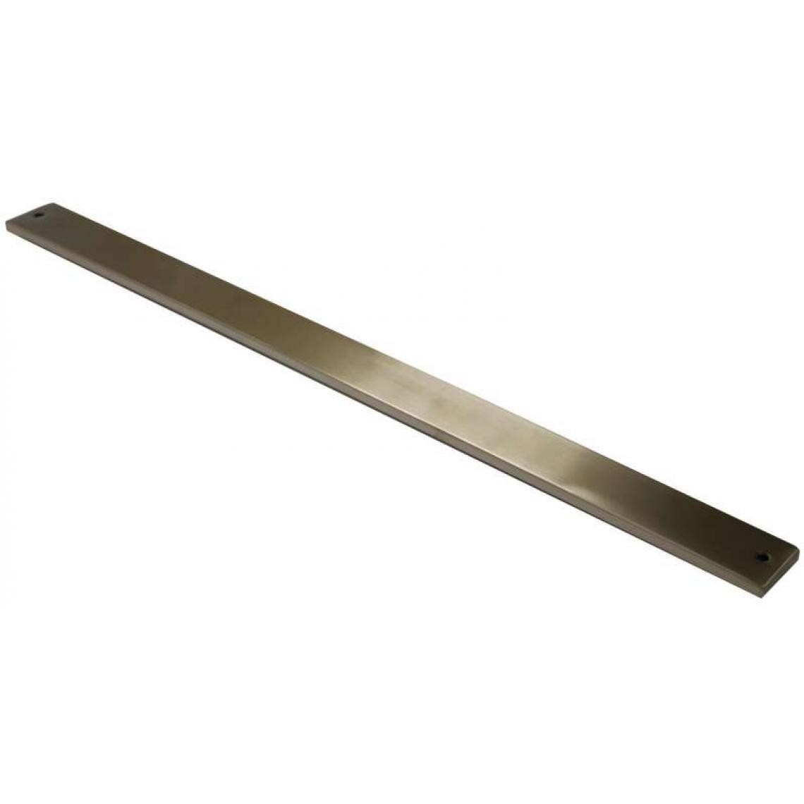 Arelec - Barre aimantée porte couteaux - Epaisseur : 15 mm - Hauteur : 35 mm - Poids : 400 g - Finition : Brossé - Matériau : Acier inoxydable - Longueur : 500 mm - ARELEC - Fond de hotte
