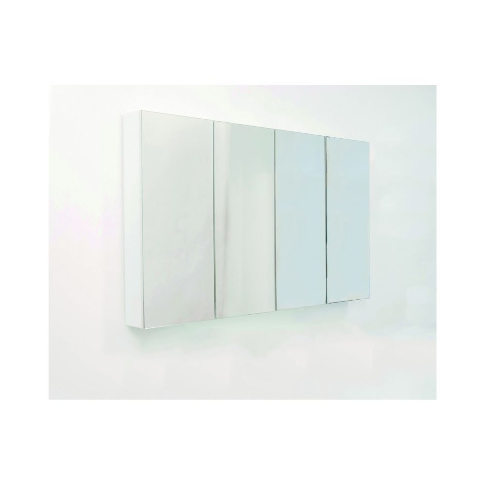 Degeo - miroir modulo armoire 120 4 portes - Miroir de salle de bain