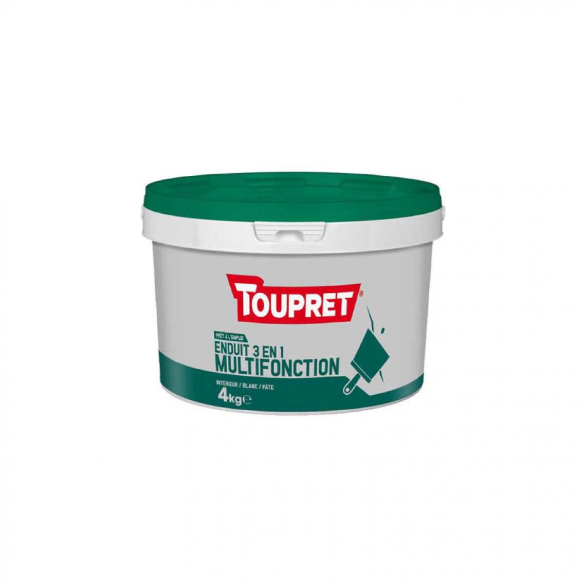 Toupret - Pate Mutlifonctions 3 en 1 TOUPRET 4kg - BCEMULP04 - Mastic, silicone, joint