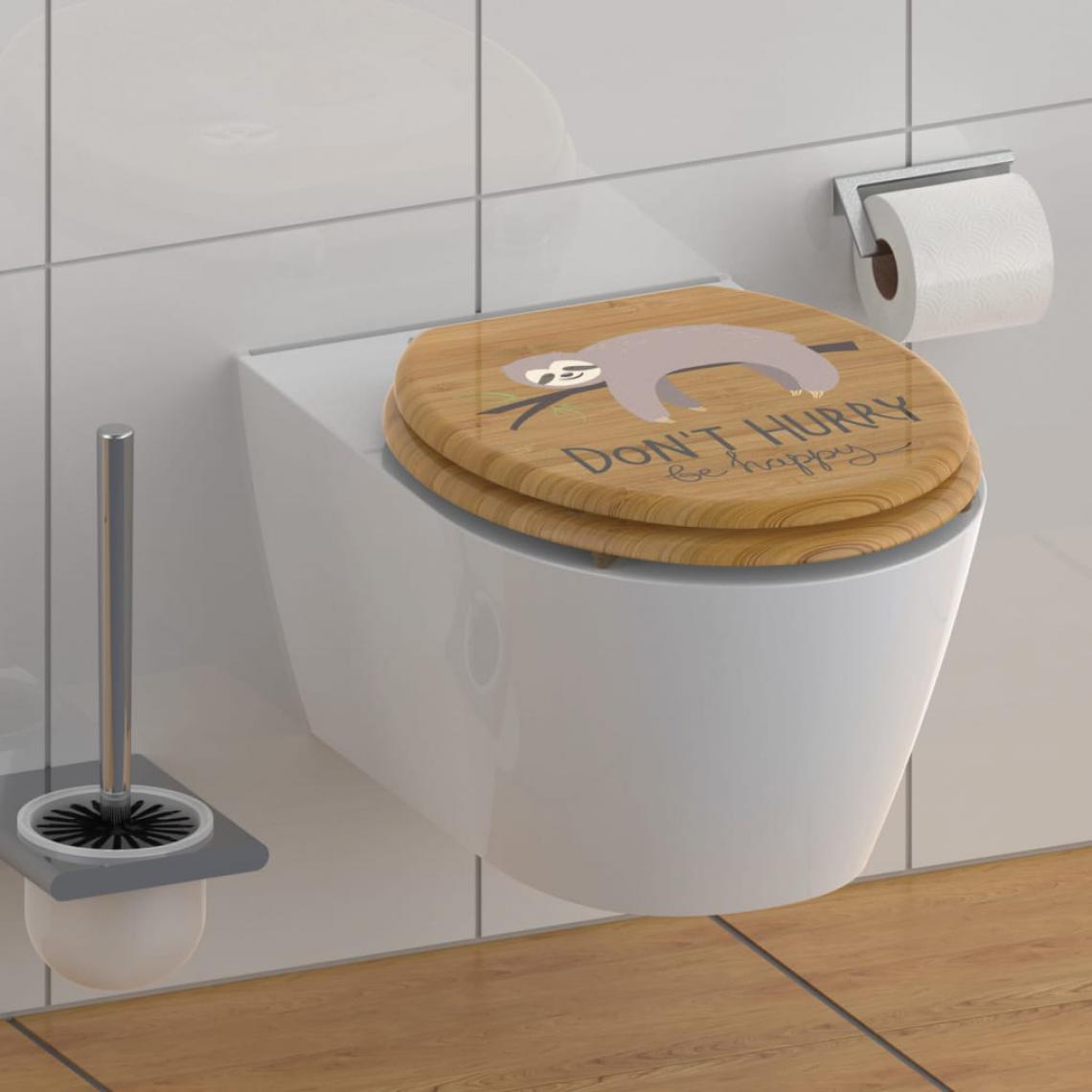 Schutte - SCHÜTTE Siège de toilette avec fermeture en douceur DON'T HURRY - Abattant WC