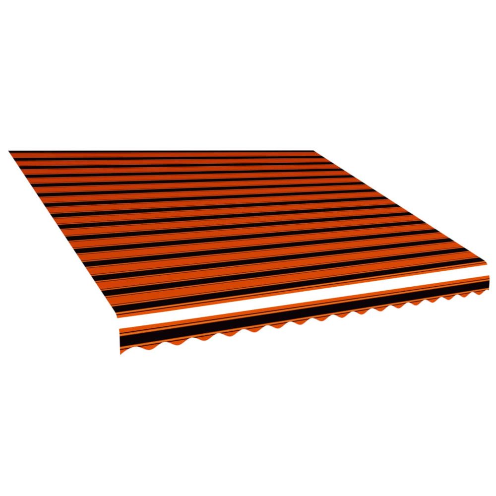 Vidaxl - vidaXL Toile d'auvent Orange et marron 400x300 cm - Store banne