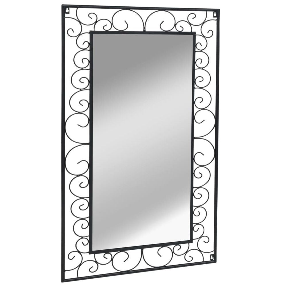 marque generique - Icaverne - Miroirs selection Miroir mural Rectangulaire 60 x 110 cm Noir - Miroir de salle de bain