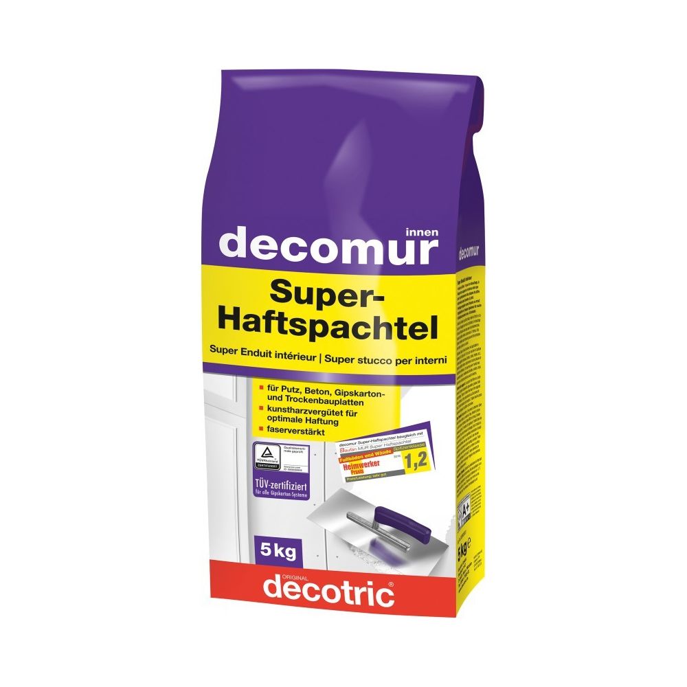 Decotric - Enduit intérieur Decomur 5KG - Enduit
