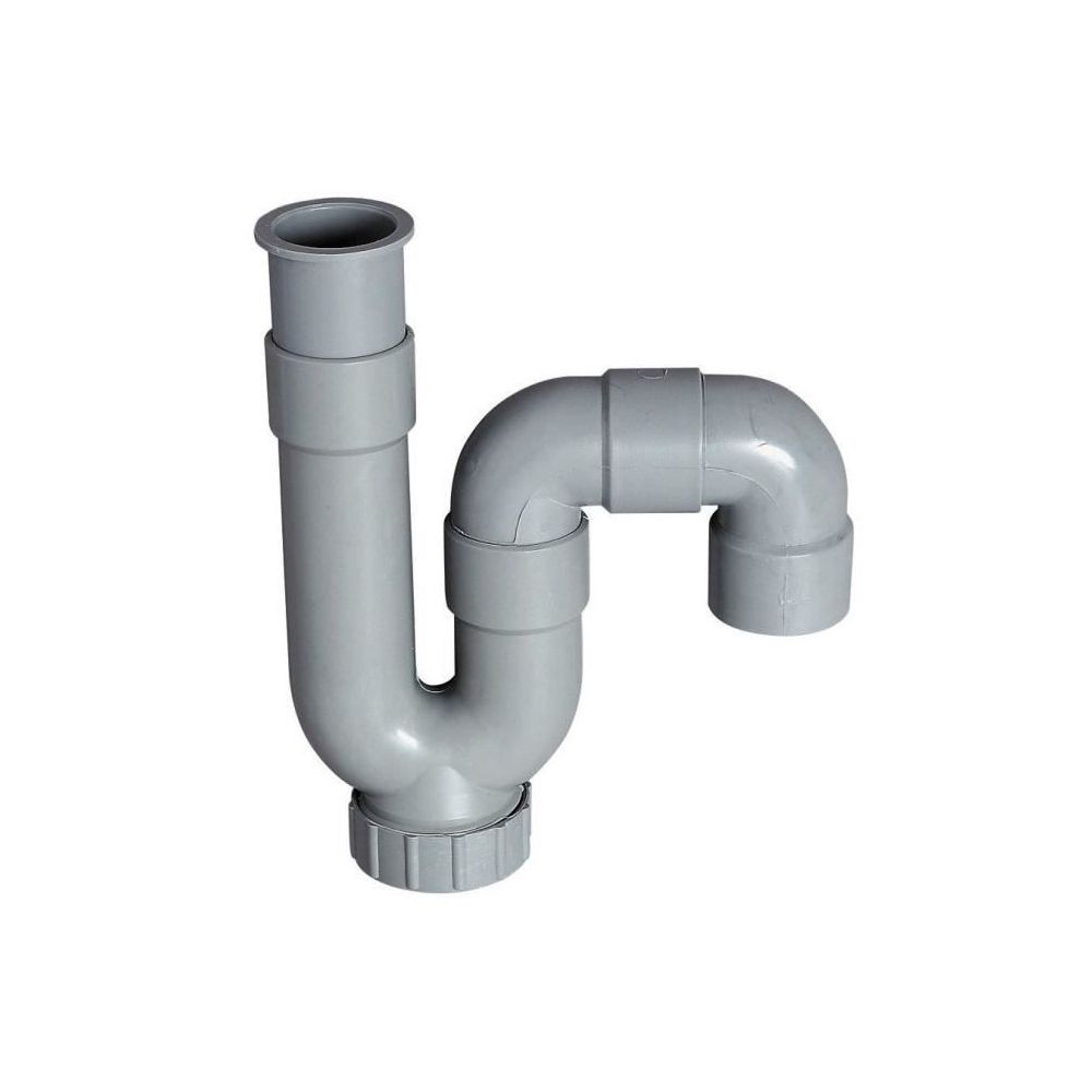 Wirquin - WIRQUIN Siphon de lavabo - PVC - Sortie horizontale ou verticale a coller - Bonde de lavabo