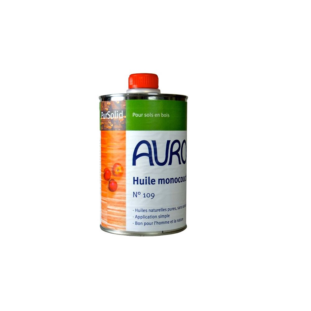 Auro - Auro - Huile monocouche protection Meubles et sols 1L - N°109 - Peinture intérieure