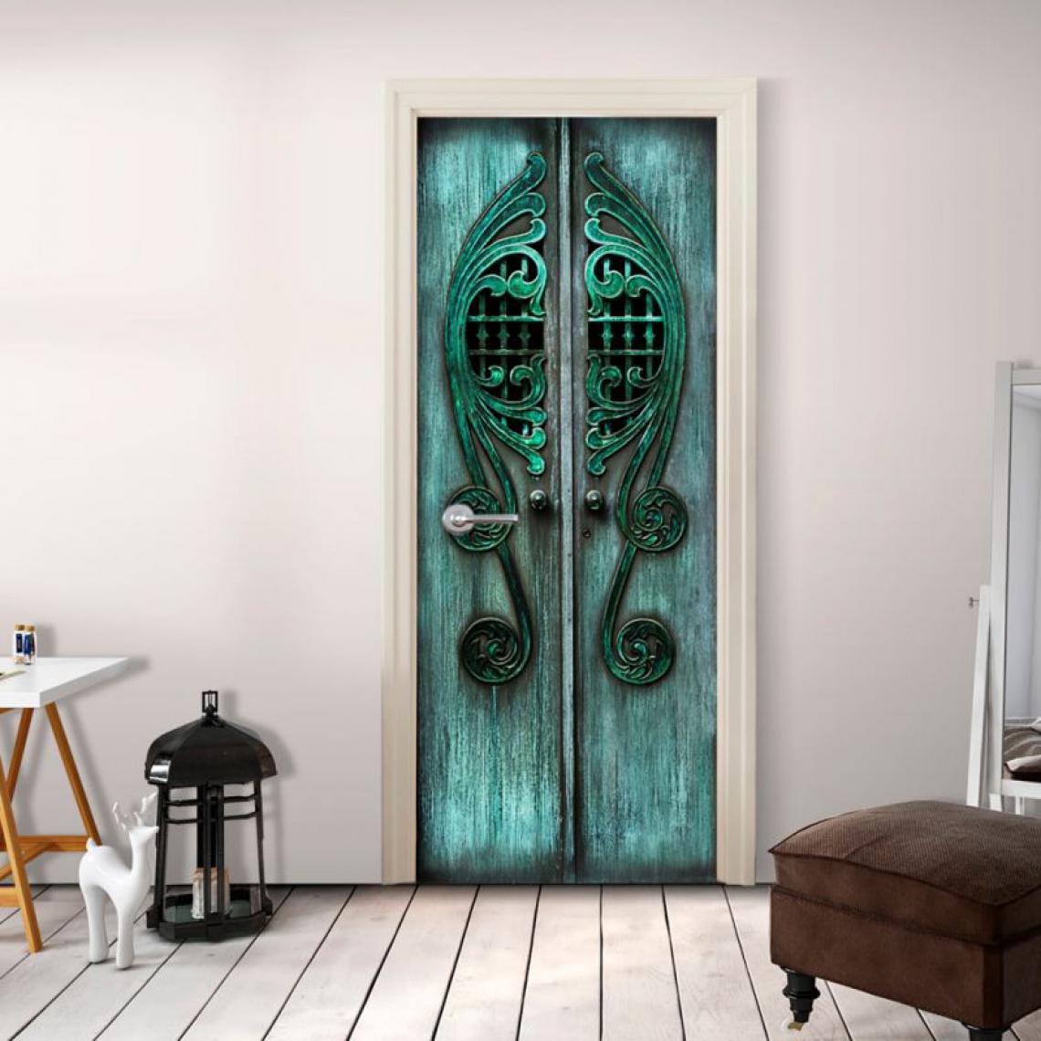 Artgeist - Papier-peint pour porte - Emerald Gates .Taille : 80x210 - Papier peint