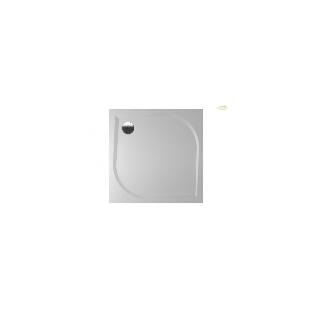 Riho - Receveur de douche carré en marbre RIHO KOLPING DB20 80x80x3cm - Avec tablier - Receveur de douche