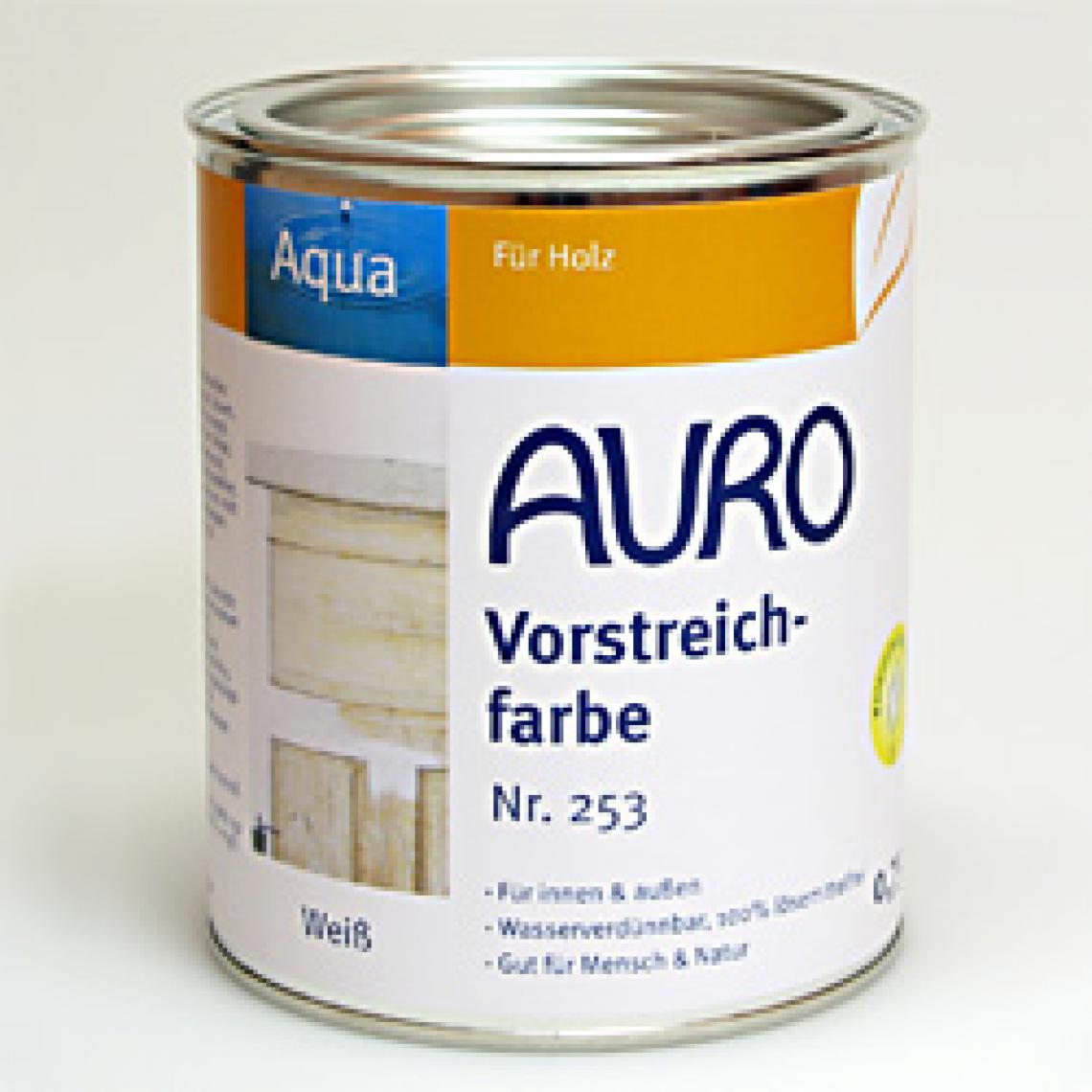 Auro - Sous couche pour laques diluables à l'eau n°253 - AURO (Volume : 2,5 litres) - Peinture intérieure