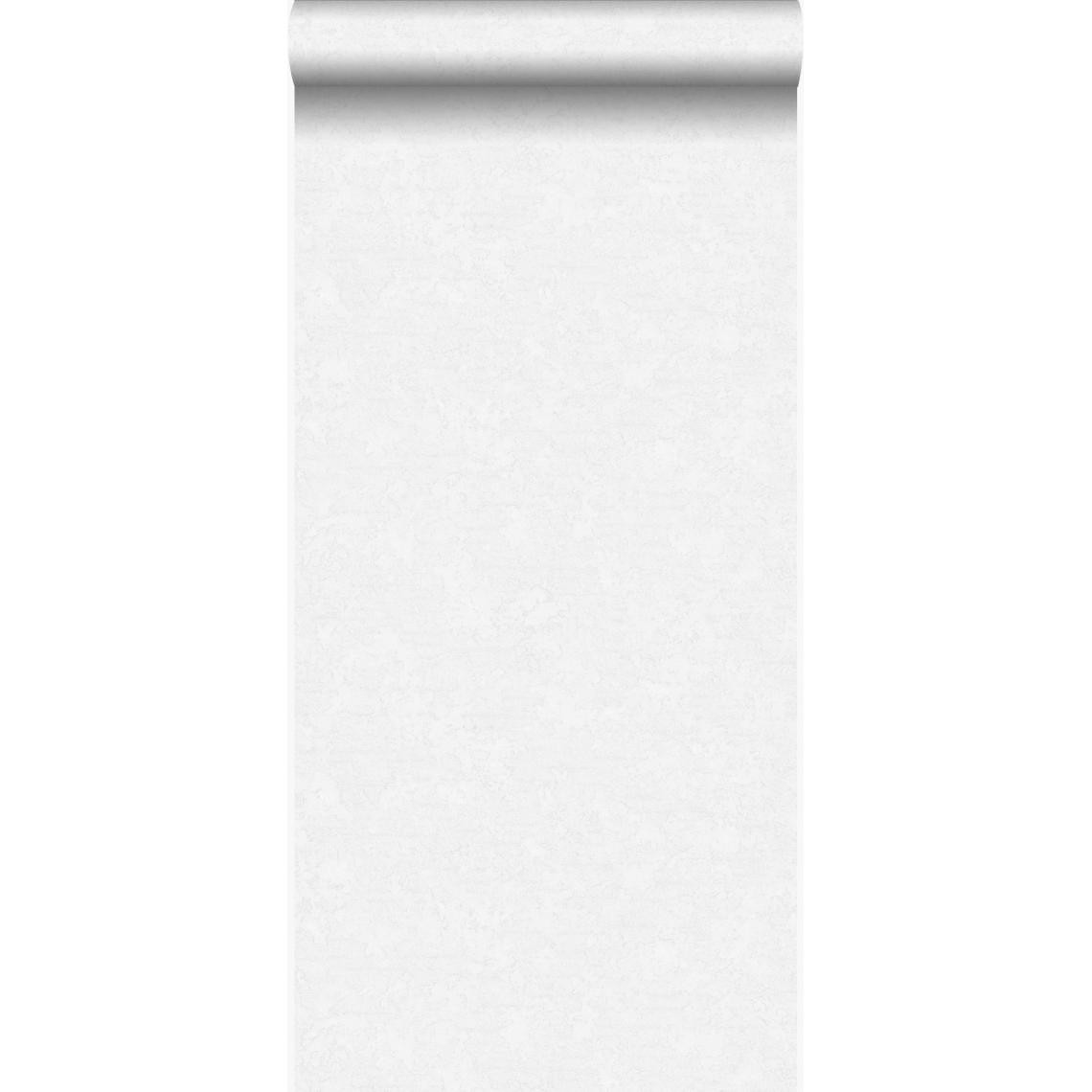 Origin - Origin papier peint uni blanc - 345941 - 53 cm x 10,05 m - Papier peint