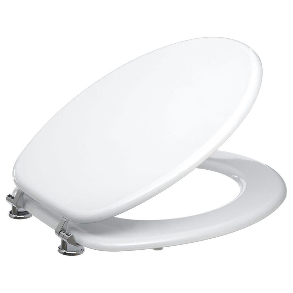 Five Simply Smart - Abattant WC bois 18' + zinc blanc - Abattant WC
