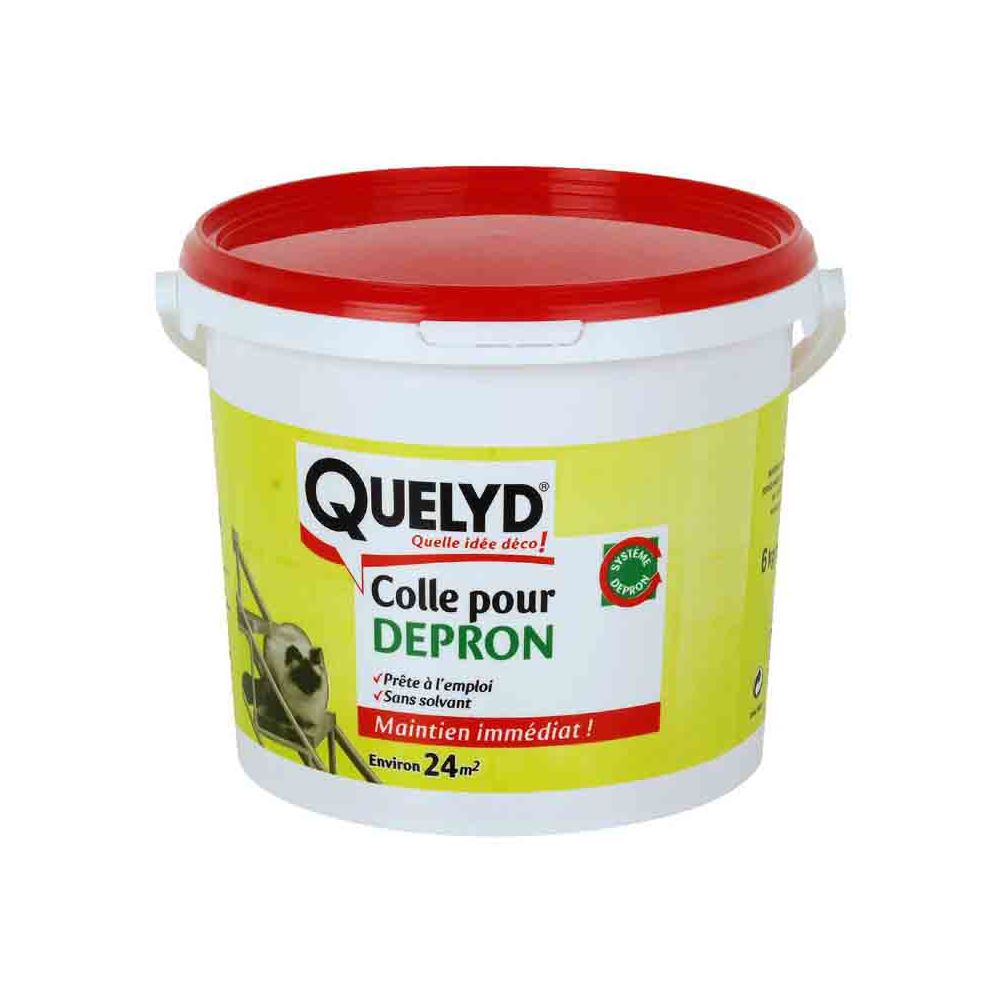 Quelyd - QUELYD - Colle pour isolant Dépron seau de 6 Kg - Mastic, silicone, joint