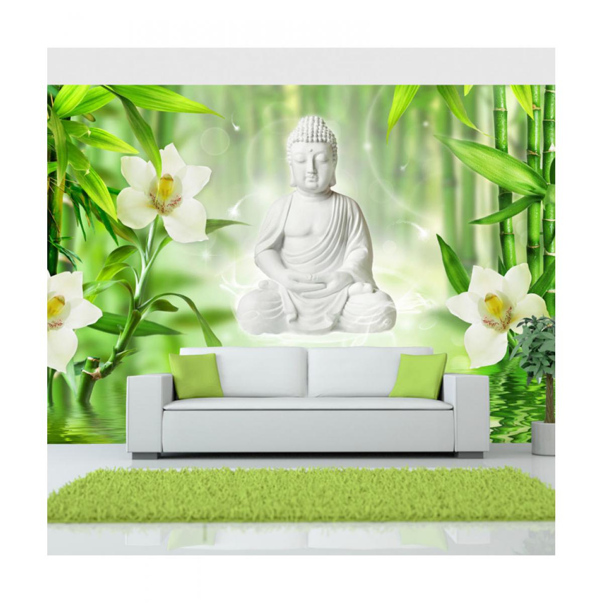 Artgeist - Papier peint - Buddha and nature 100x70 - Papier peint