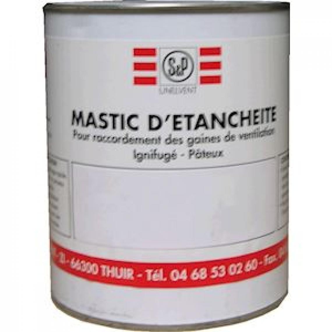 Unelvent - mastic acrylique - pot de 1 kg - pour montage intérieur - unelvent 863180 - Grille d'aération