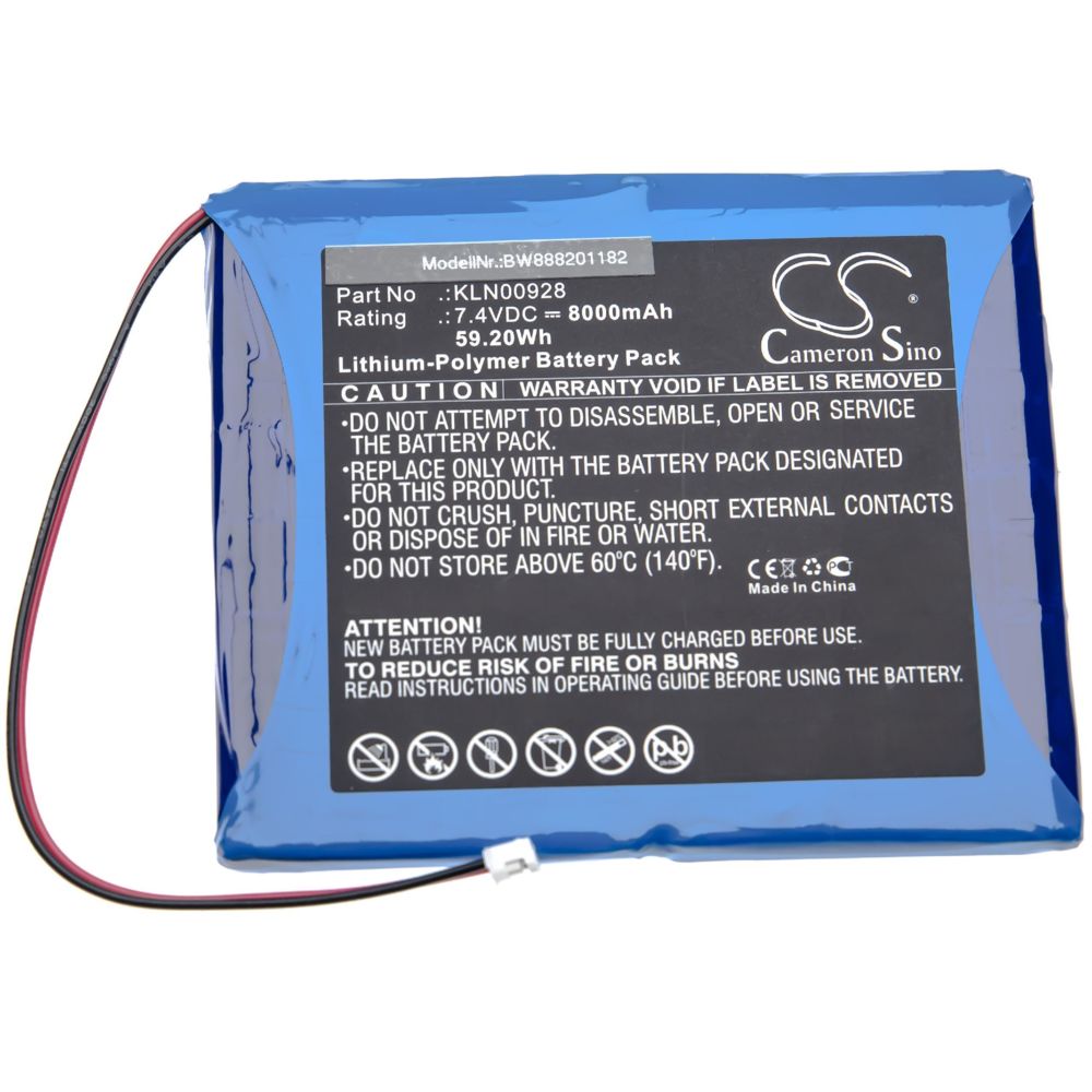 Vhbw - vhbw Batterie compatible avec Trimble SPS850 Modular Receiver, SPS851 Modular Receiver outil de mesure (8000mAh 7,4V Li-Polymère) - Piles rechargeables