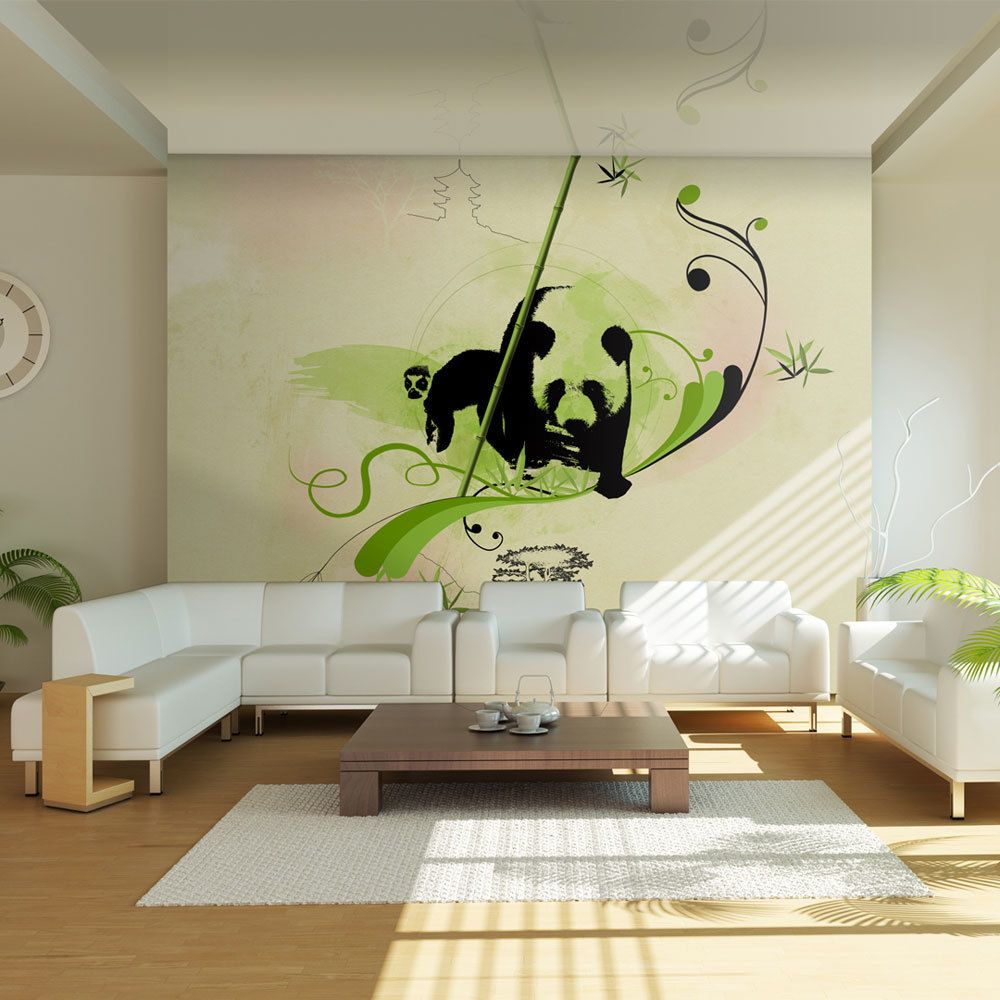 Artgeist - Papier peint - Panda dans la forêt de bambous 350x270 - Papier peint