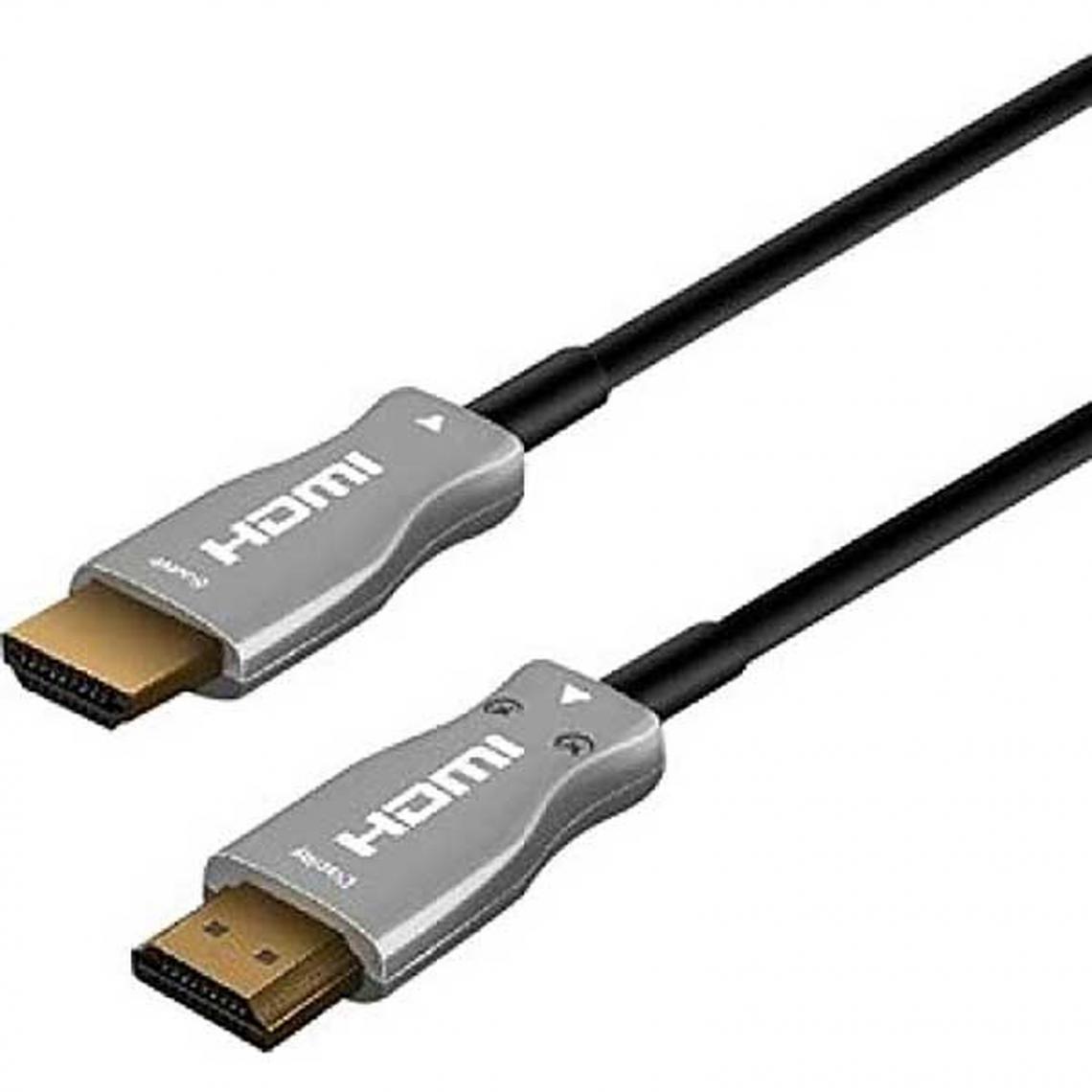 Mcl - Câble HDMI 2.0 fibre optique (75m) - Adaptateurs