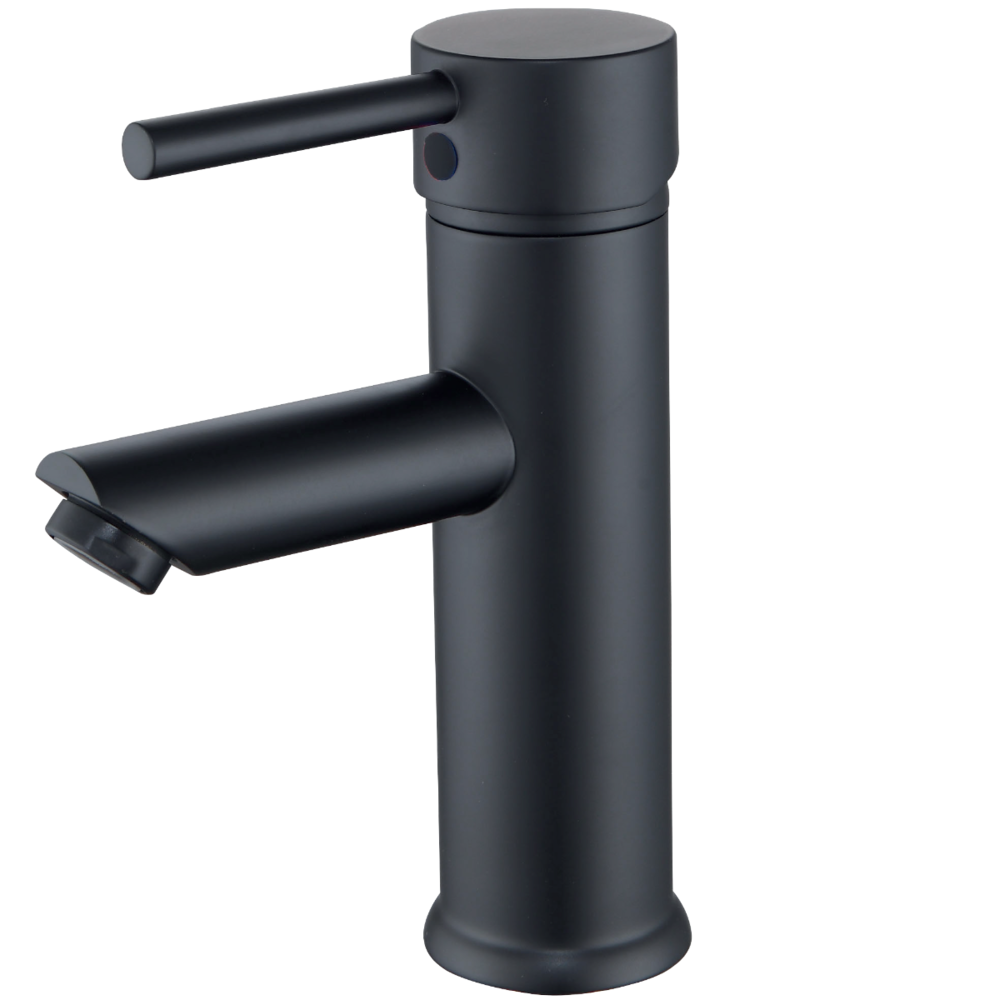 Essebagno - Deco mitigeur lavabo bas noir - Robinet de lavabo