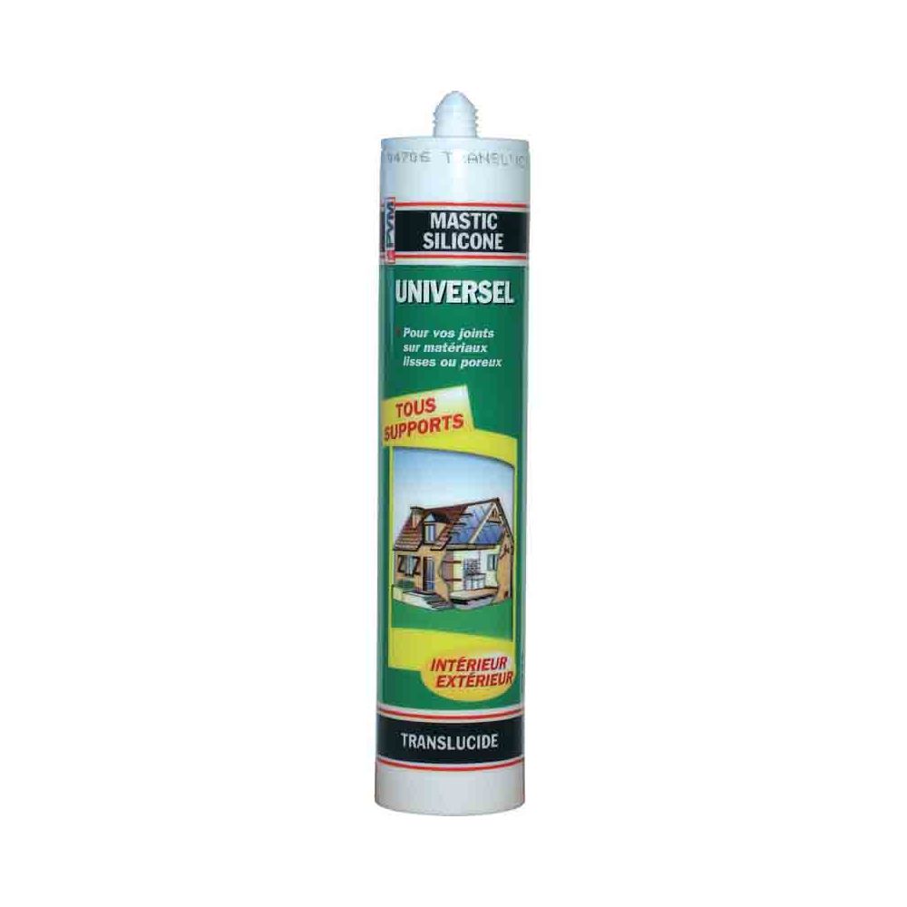 Pvm - PVM - Mastic universel Translucide - 310 ml - Mastic, silicone, joint