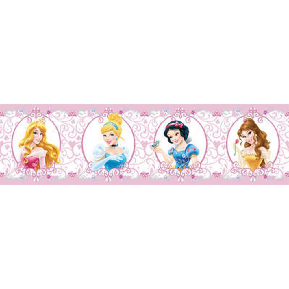 Bebe Gavroche - Frise 4 Princesses Disney - Papier peint