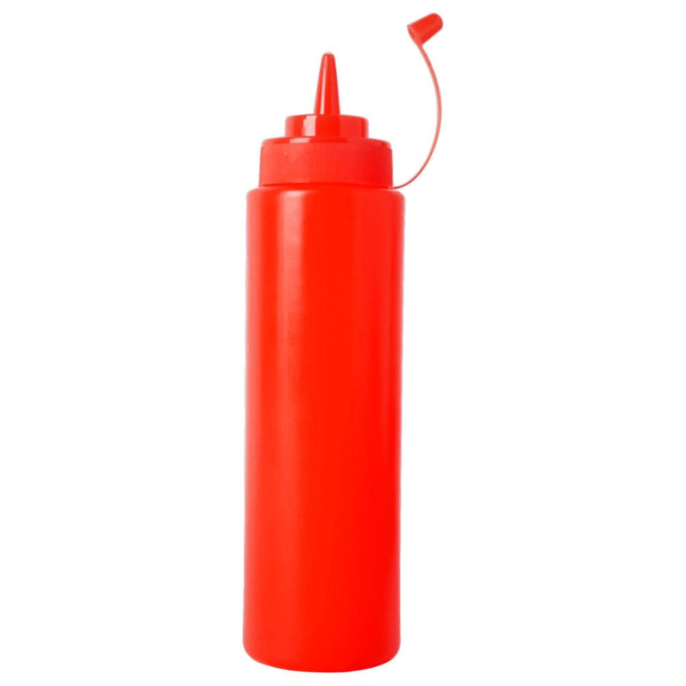 marque generique - Sauce Ketchup Moutarde Squeeze Bouteille En Plastique De Vinaigre Distributeur 960ml Rouge - Kitchenette
