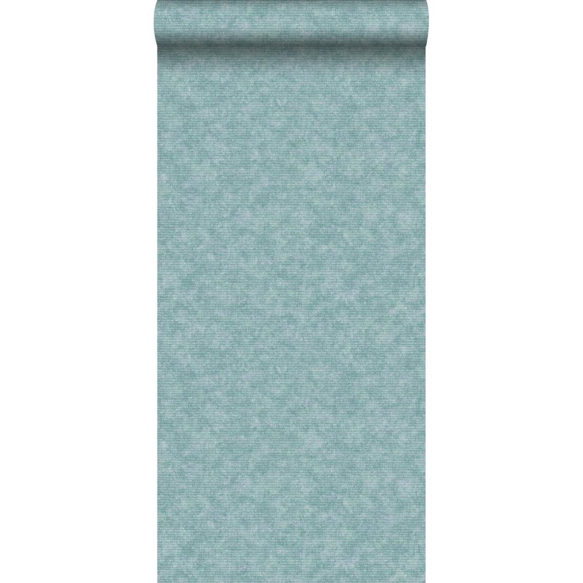 ESTAhome - ESTAhome papier peint uni vert aqua - 148306 - 53 cm x 10,05 m - Papier peint
