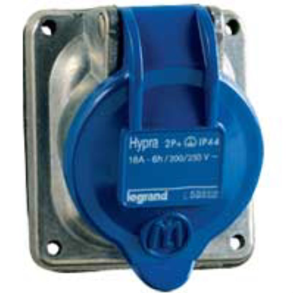 Legrand - prise tableau 32 ampères 3p+t ip44 bleu - legrand hypra 052733 - Fiches électriques
