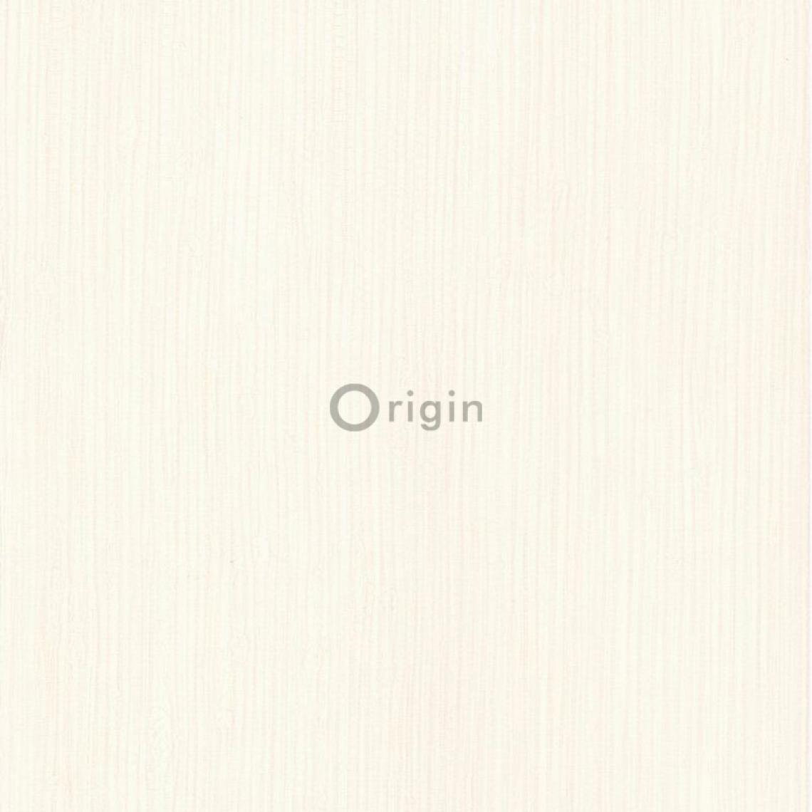 Origin - Origin papier peint lin blanc - 306441 - 53 cm x 10,05 m - Papier peint
