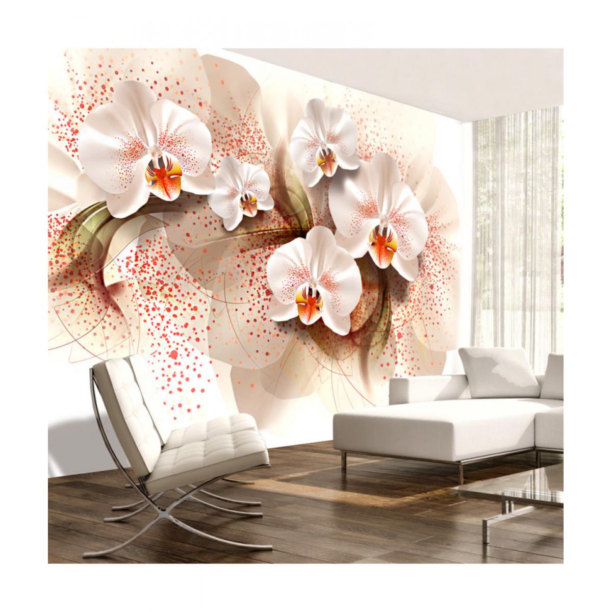 Artgeist - Papier peint - Pale yellow orchids 150x105 - Papier peint