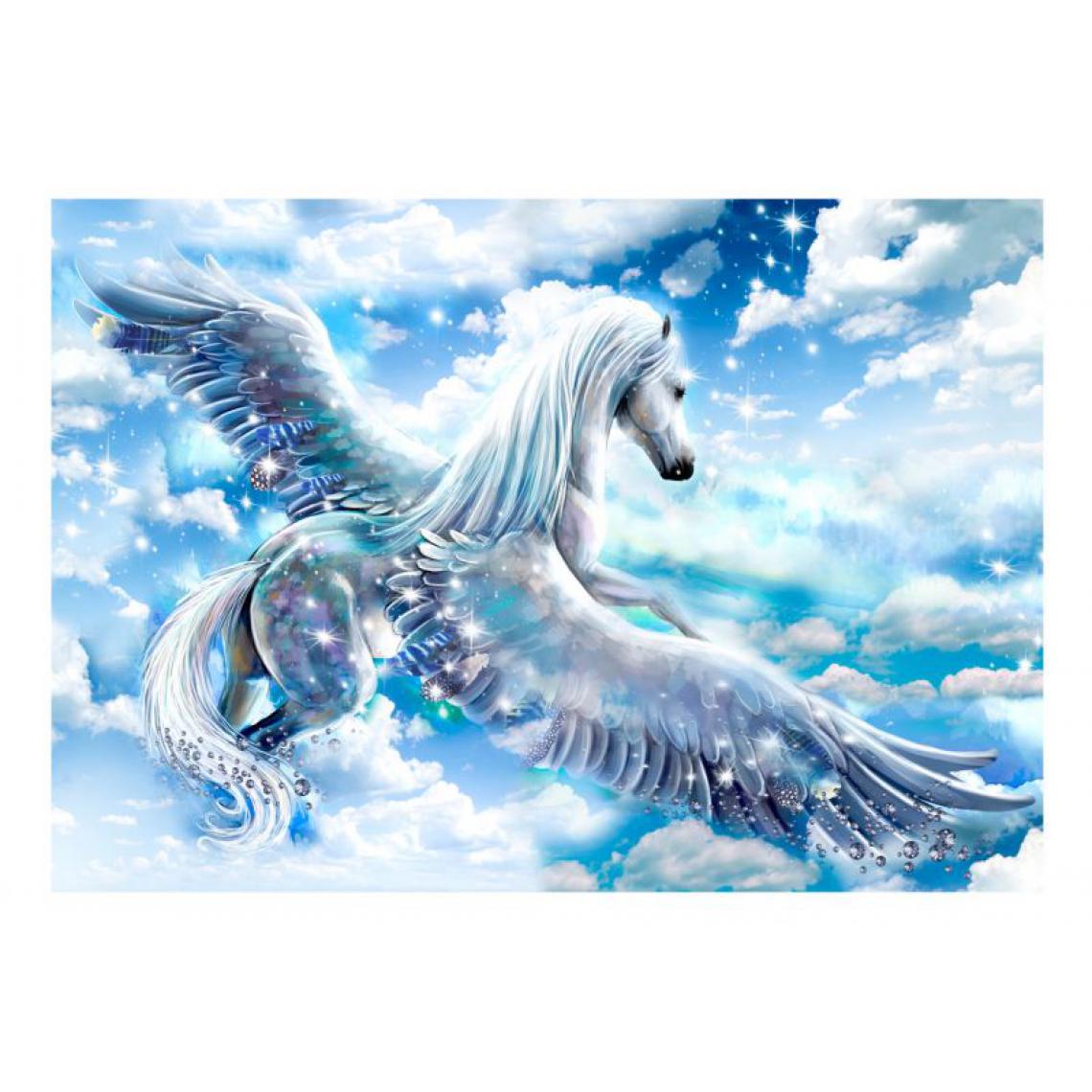 Artgeist - Papier peint - Pegasus (Blue) .Taille : 150x105 - Papier peint