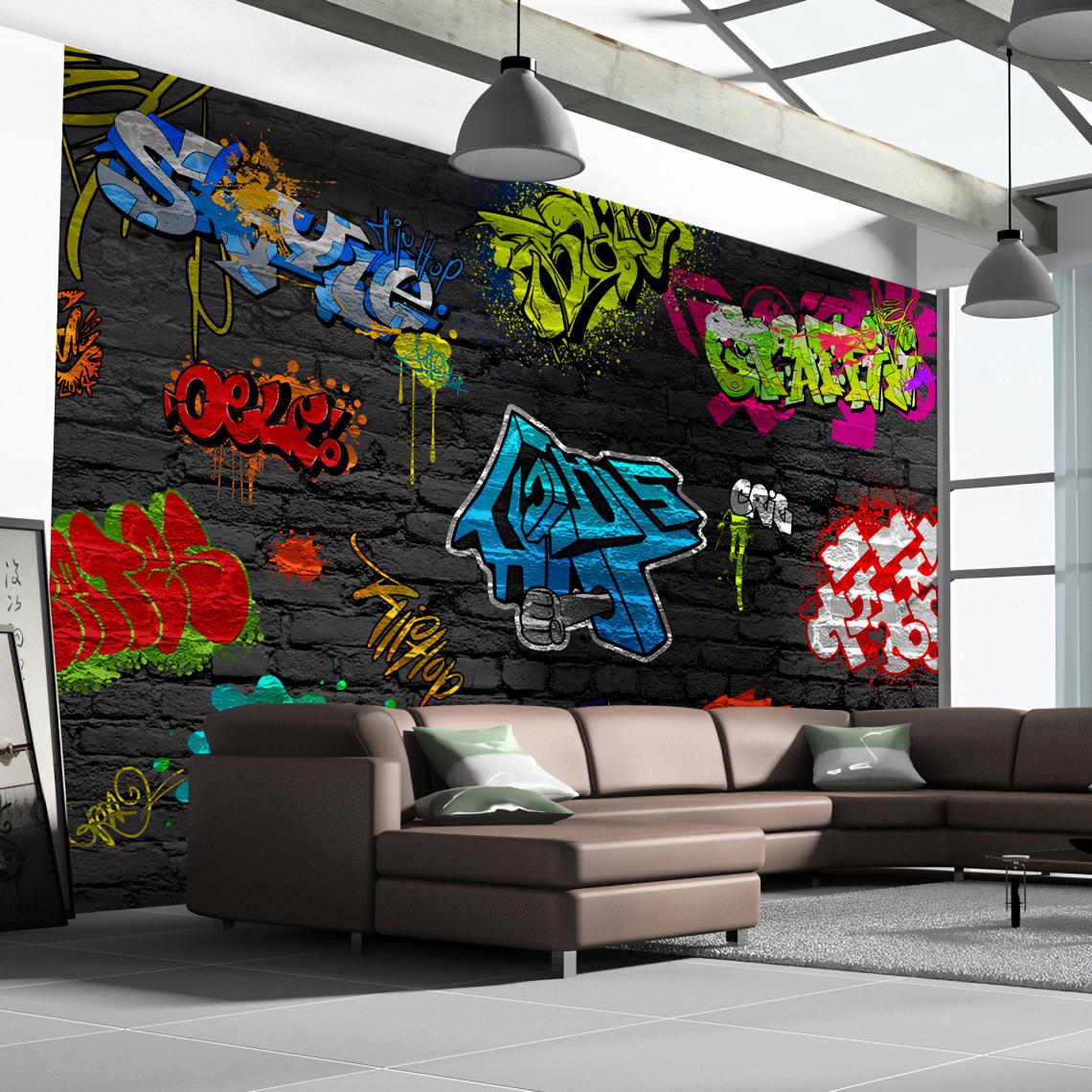 Artgeist - Papier peint - Graffiti wall 100x70 - Papier peint