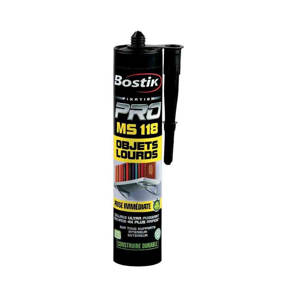 Bostik - BOSTIK - Collage Objets lourds MS118 - Blanc - Mastic, silicone, joint