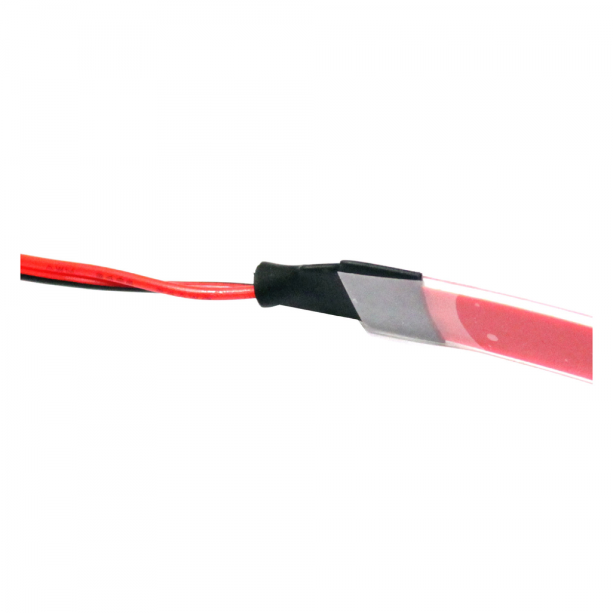 Bematik - Panneau électroluminescent 1000x10 mm rouge EL - Fils et câbles électriques