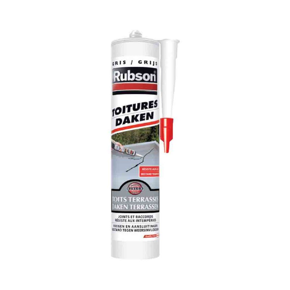 Rubson - RUBSON - Mastic polymère pour toiture Gris - 280 ml - Mastic, silicone, joint