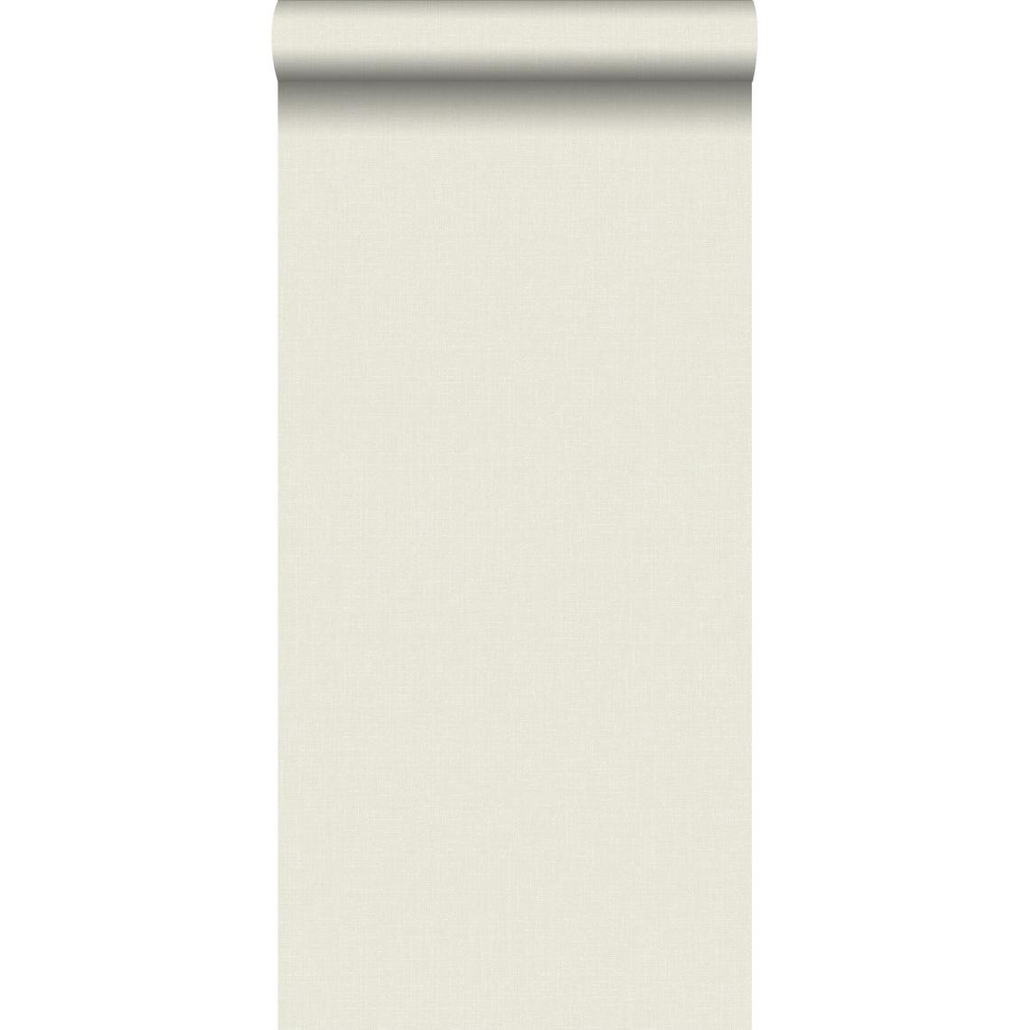 ESTAhome - ESTAhome papier peint effet lin beige - 148739 - 0.53 x 10.05 m - Papier peint