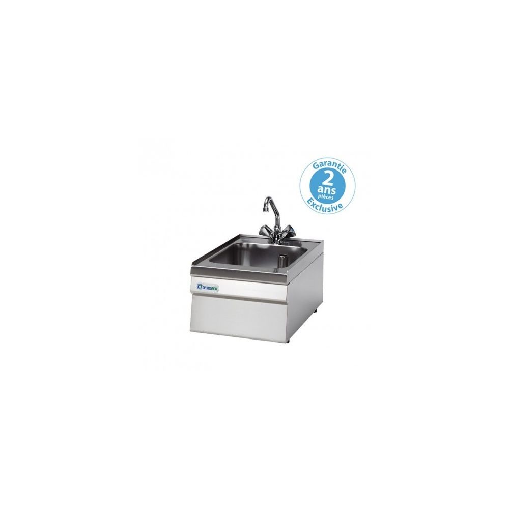 Materiel Chr Pro - Plonge Bac Evier Inox - 23 litres - gamme 600 - Tecnoinox - 600 - Lave main pour toilettes