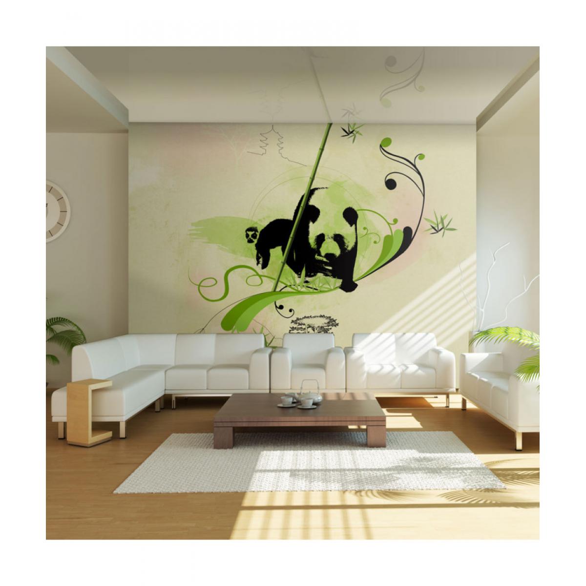Artgeist - Papier peint - Panda dans la forêt de bambous 300x231 - Papier peint