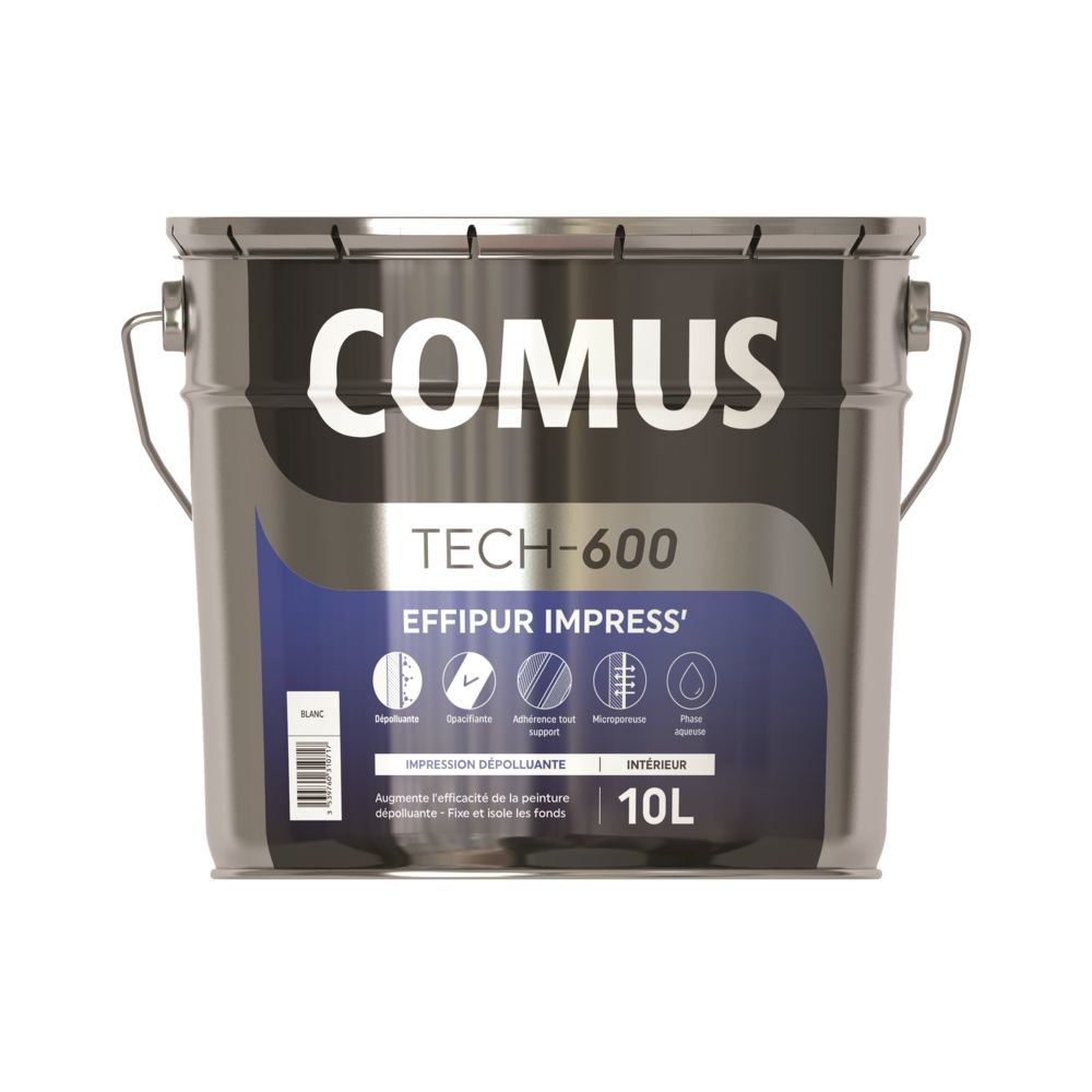 Comus - EFFIPUR IMPRESS' 10L - Impression polyvalente en phase aqueuse - COMUS - Peinture intérieure