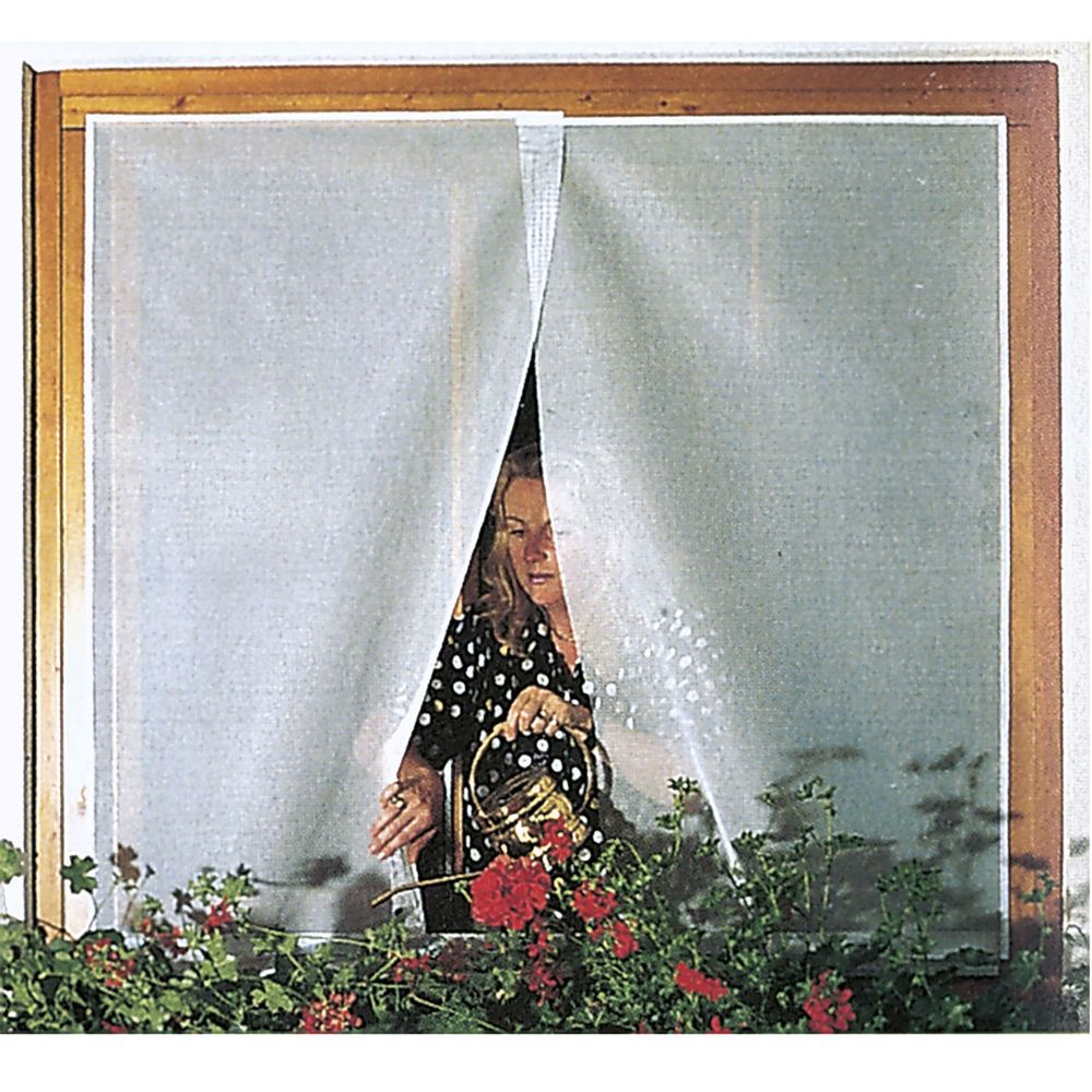 Provence Outillage - Moustiquaire souple 1 panneau blanc 100 x 130 cm - Moustiquaire Fenêtre