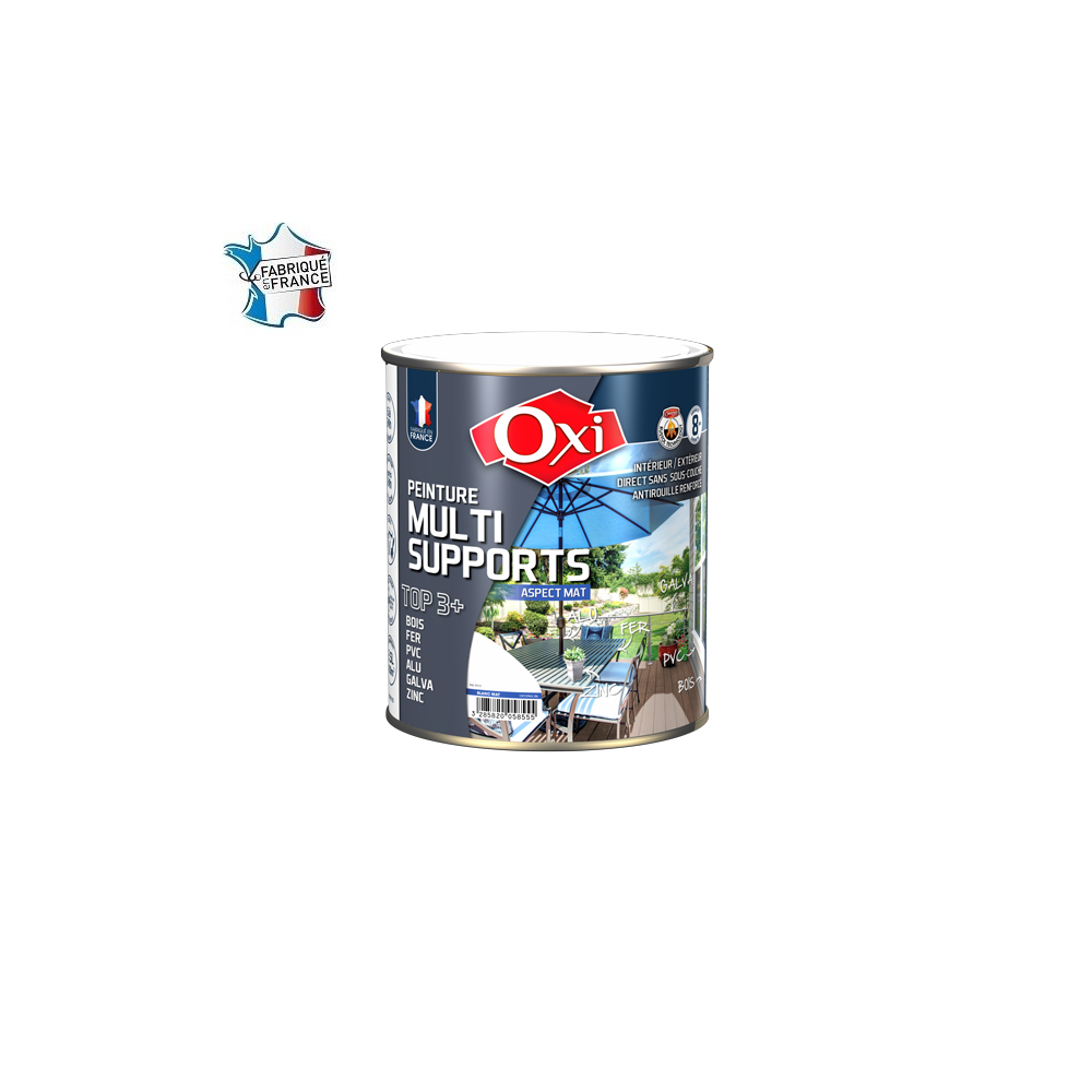 Oxi - Peinture multi supports TOP 3+ Bleu Lavande - Peinture extérieure