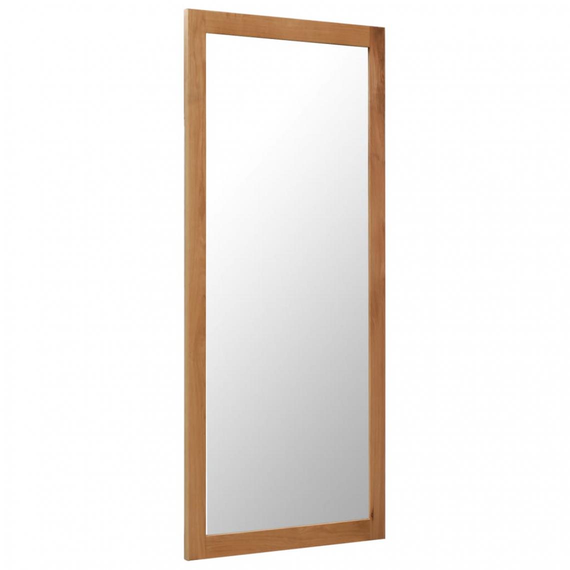 Icaverne - Icaverne - Miroirs ligne Miroir 50 x 140 cm Bois de chêne massif - Miroir de salle de bain