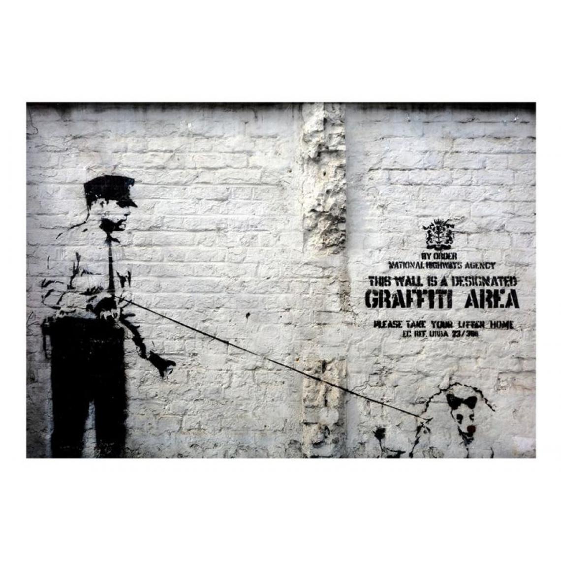 Artgeist - Papier peint - Banksy - Graffiti Area .Taille : 400x280 - Papier peint