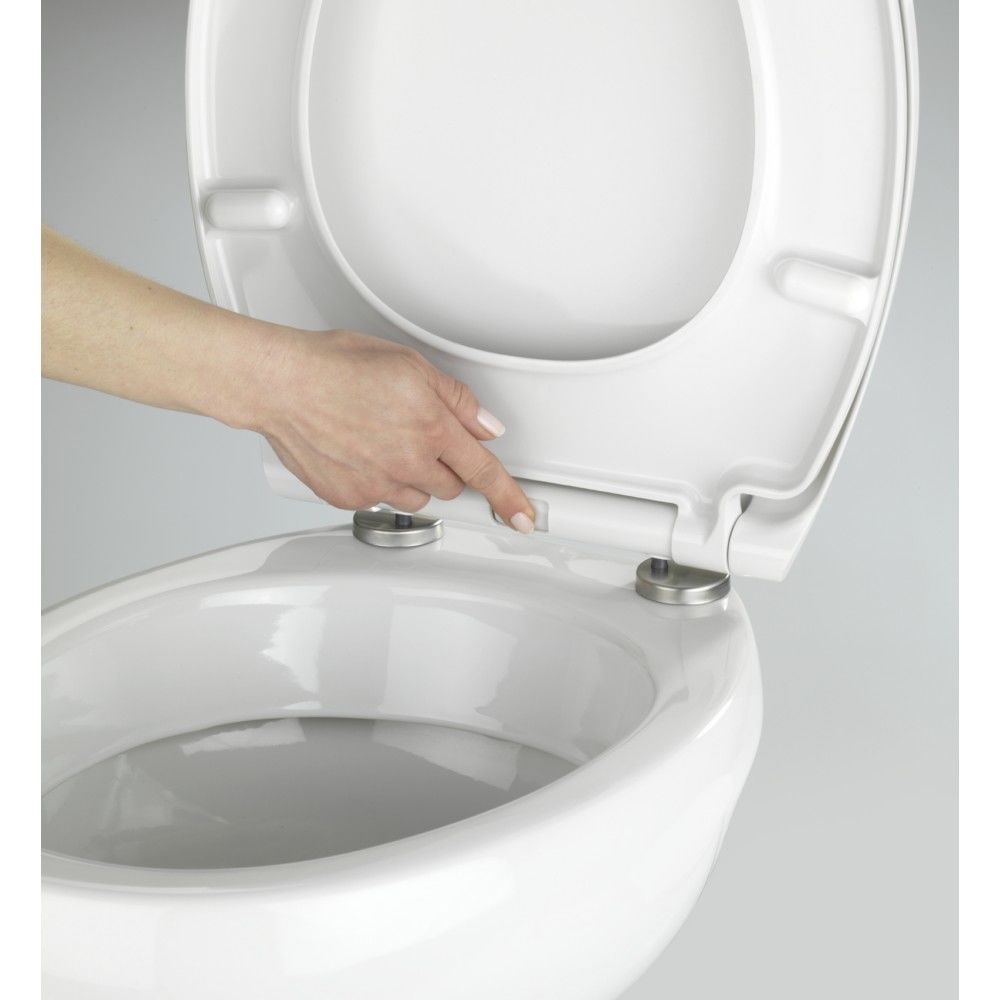 Wenko - Abattant Kos Thermoplast Blanc WENKO - Abattant WC
