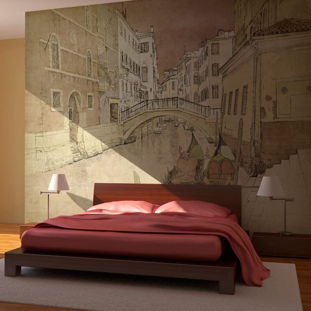 Artgeist - Papier peint - Gondolas in Venice 350x270 - Papier peint